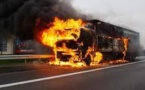Incendie d'un camion de la SODEFITEX a Kolda, 16 enfants gravement brûlés