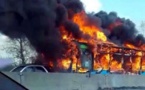 Un bus tue un enfant à Saint-Louis: Les populations de Guet-Ndar y mettent le feu et  saccagent deux camions