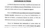 Covid-19 et fin d'année: Les salles destinées à la tenue des soirées dansantes, restent fermées, les rassemblements à la Place de l'indépendance, de la Nation, etc., interdits...