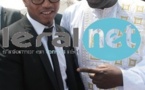 Le footballeur El Hadj Diouf avec l'ancien ministre Ibrahima Sall