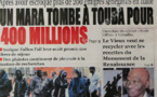 A la Une du Journal Le Quotidien du Samedi 02 mars 2013