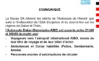 État d’urgence et couvre-feu: La SECAA annonce l’ouverture de l’Autoroute de l’Avenir de 21h à 5h aux...