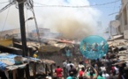 [Photos] Incendie à Grand Dakar : 11 cantines réduites en cendre