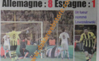 A la Une du Journal Waa Sports du jeudi 25 Avril 2013