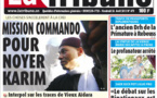 A la Une du Journal La Tribune du vendredi 26 Avril 2013