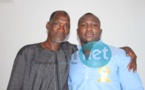 Modou Lô avec le célèbre comédien Demby Fall