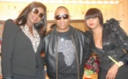 Le rappeur franco-malien Mokobé en compagnie des deux charmantes copines Oumou Provocation et Collé Faye à Paris