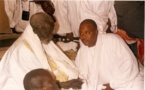 Ameth Saloum Dieng avec le vénéré Khalife des Mourides, Serigne Saliou Mbacké
