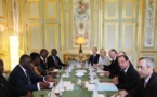 Macky Sall, invité à déjeuner du Président Hollande, élève Claude Bartolone au rang de Grand croix
