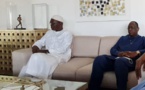 Photos/ Présentation de condoléances: Macky Sall chez Khalifa Ababacar Sall