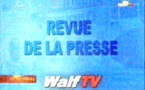 Revue de presse du mercredi 31 juillet 2013 (Walf Tv)