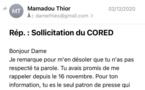 Réponse à la malhonnêteté caricaturale du Cored (La rédaction de Leral.net)