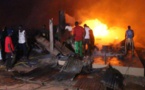 Incendie au Marché central de Kaolack: Des pertes estimées à des millions de FCfa