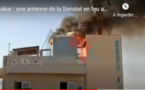 Unité 6 des Parcelles assainies: Une antenne de la Sonatel a pris feu, ce mercredi 