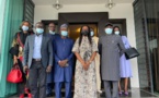 En marge du Femua: Abdoulaye Diop, Ministre de la Culture rend visite à la veuve de Ahmet Bakayokho
