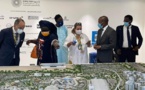 Expo Universelle de Dubaï 2020 : Mme Diatta , le Ministre du Commerce et des PME en visite préparatoire au pavillon Sénégal.