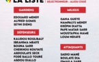 Eliminatoires CM 2022: Double confrontation Sénégal vs Nambie, les 25 "Lions" connus