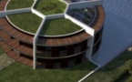 La vidéo de la future maison de Messi, une villa en forme de ballon de football.