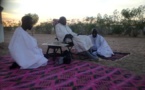 Serigne Cheikh Saliou Mbacké et son jeune frère Serigne Moustapha