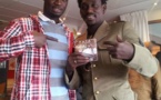 Le rappeur Fata avec Pape Ndiaye Thiopet à Paris 