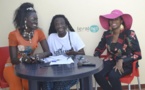 Ndèye Pétaw pose avec Adiouza et son père
