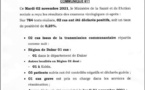 Covid 19: 2 nouveaux cas,  3 patients guéris et aucun décès signalé