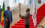 Flamme Olympique allumée à Dakar Par Macky Sall et Diagna Ndiaye
