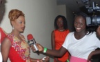 La danseuse Mbathio Ndiaye devant la caméra de Walf Tv