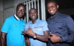 Pape Diouf très complice avec Papis Niang et Bamba Diop