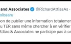 Inauguration du TER: Richard Attias dément l'information de sa participation et...