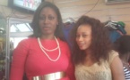 Aida Samb en shopping chez Diaristo