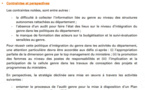 Budgétisation sensible au Genre: Comment l'intégration du Genre dans la planification opérationnelle des Ministères a été faite (Document, partie 2)