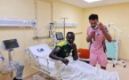 Photo / Après leur choc: Sadio Mané et le gardien de but du Cap-Vert dans une même chambre d’hôpital
