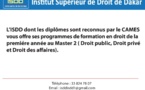 ISDD : Institut Supérieur de Droit de Dakar
