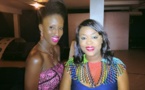 La top model Keysha Mbengue en toute complicité avec Kalista de la 2Stv 
