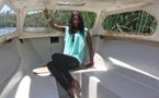 La top model Marie Rek en feeling croisière