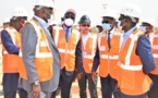 Photos / Visite des travaux de la centrale à gaz du Cap des Biches: Le DG de la Senelec et ses partenaires apprécient l’avancement des travaux