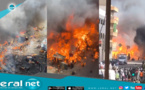 Incendie à la Salle de vente: Regardez comment les flammes ont "dévoré" ce lieu mythique