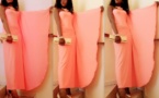 La sulfureuse Salmane Dieng dans une belle robe 