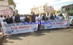 Revivez en images la marche du reseau des journalistes et animateurs pour la protection de l'enfant