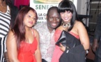 Salam Diallo entouré des marraines de sa soirée en Espagne, Khadijatou Camara et Adama Baldé