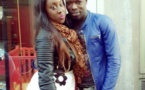 Magui Chanel pose avec Omar Kanté, à Paris 