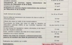 Avis aux usagers :   le planning d‘exploitation des salaires de mai du Ministère des Finances et du Budget