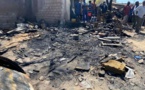 Violent incendie à Pikine Djeddah Thiaroye Kao : D'énormes dégâts notés à côté du marché Peund dans la nuit du 25 avril 2022