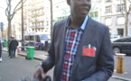 Baba Diaw, l'excellent cameraman de la Sen Tv, en action à Paris