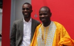 Bouba Ndour pose avec Pape Cheikh Diallo