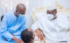 Tente de Massalikoul Djinane : Antoine Felix Diome adoubé par Touba