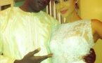 Adja Diallo toute belle dans sa robe de mariée 