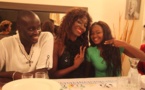 Makhtar avec sa sœur Coumba Gawlo et son épouse Fama Thioune