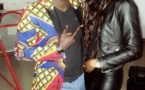 Yoro Ndiaye pose avec le mannequin Eva Chon